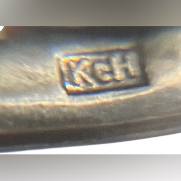 Vintage Genuine Baltic Amber and Sterling Silver Cuff Bracelet - Picture 14 of 14